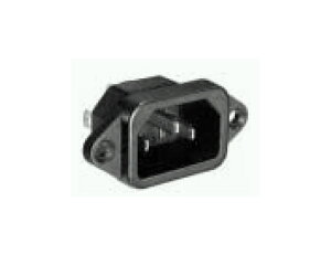 エコー電子 ACインレット3P ネジ止め AC-P01CF01 1個