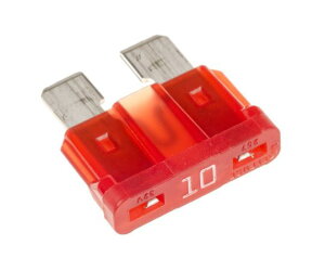 Littelfuse 自動車用ブレードヒューズ 定格電流 10A 赤 32V dc 0287010.PXCN 1袋(10個入)