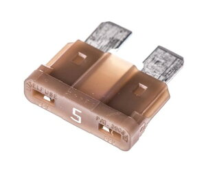 Littelfuse 自動車用ブレードヒューズ 定格電流 5A 茶 32V dc 0287005.PXCN 1袋(10個入)