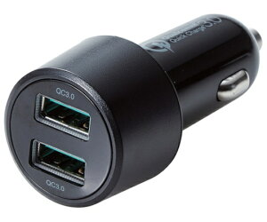 �G���R�� �ԍڏ[�d��(Quick Charge3.0�E36W�E2�|�[�g)�@�u���b�N MPA-CCUQ05BK 1��