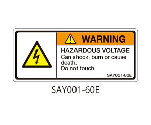 ZteBfL SAYV[Y@ISOxx@^@p@d SAY001-60E 1(5×5V[g)