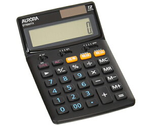 AURORA(オーロラ) 卓上税率切替電卓 ブラック DT650TX-B 1個