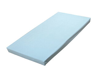 歯愛メディカル 肌にソフトな防水シーツ 全身ボックスタイプ サックスブルー 1枚