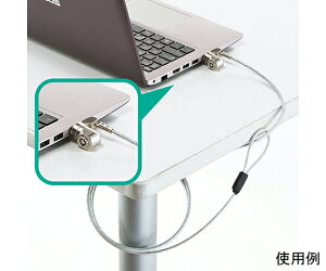 サンワサプライ L字型シリンダセキュリティ eセキュリティ 1個 SLE-20S