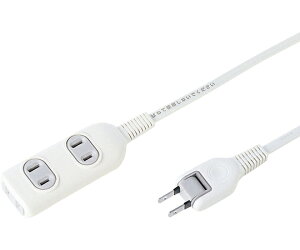 サンワサプライ 電源タップ 1本 TAP-3W2N