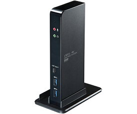 サンワサプライ タブレットスタンド付き4K対応　USB3.1ドッキングステーション 1本 USB-CVDK4