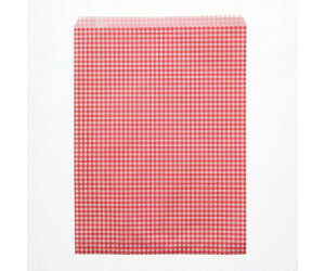 HEIKO 平袋 柄小袋 Rタイプ R-10 ギンガムミニ 赤 200枚 1パック(200枚入) 006522204