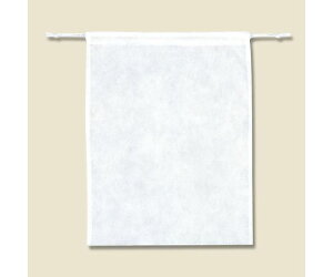 HEIKO 不織布バッグ 巾着タイプ K35-45 薄口シロ 10枚 1パック(10枚入) 008739892