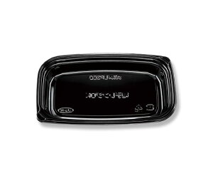 エフピコチューパ 惣菜容器 グルメLP 300黒 本体 100枚 1パック(100枚入) 004470085