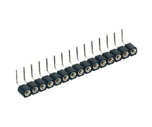 Preci-Dip �s���w�b�_�@�s���\�P�b�g�@1��@���C�g�A���O���@2.54mm�@12�Ɂ@�X���[�z�[�� 1��(5��) 399-87-112-10-003101