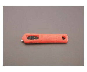 エスコ セーフティカッターナイフ(自動収納式/左右両用) 145mm 1個 EA589AH-23