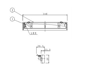 �y���܂Ƃ߂�����2�Z�b�g�z���C�t�\�����[�V�����Y LED�U������C�����v 1�� FK91110