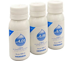 HORIBA pH4.01/pH6.86/pH9.18@WtZbg@e60mL@3{ 1Zbg(3{) 560-P