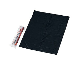 ジャパックス サニタリー用ロールポリ袋 黒(20枚ロール) 1個 JR01