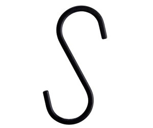 和気産業 Lacety(ラスティー) S字フック 大 黒 1個 LAC-023