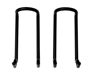 和気産業 穴あきボード用 黒フックダブル 50mm 2セット入 ANB-810