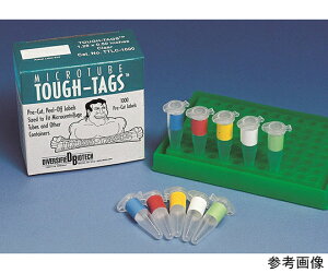 Diversified Biotech 1.5mLチューブ用 タフタッグ ロールタイプ クリアー 1箱(1000ラベル入) TTLC-1000