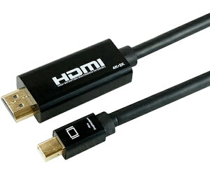 z[bN Mini@DisplayPortHDMIϊP[u@2m 1 MDPHD20-176BK
