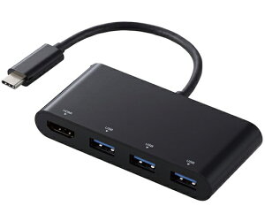 GR Type-ChbLOXe[V@USB3.1Gen1×3|[g@HDMI×1|[g@4KΉ@ubN 1 DST-C15BK/EC