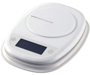 �G���R�� �L�b�`���X�P�[���@�ő�2kg�@�ŏ�0.1g�\���@�z���C�g 1�� HCS-KS01WH