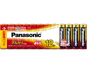 パナソニック アルカリ乾電池 単3形 12個シュリンク 1袋(12個入) LR6XJ/12SW