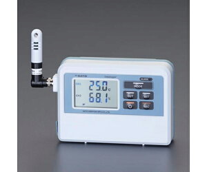 佐藤計量器製作所 温度・湿度データロガー(一体型) 1組 EA742GC-2A