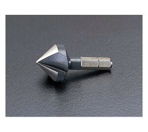 エスコ カウンターシンク(1/4"六角軸・HSS) 25.0mm 1個 EA827H-25