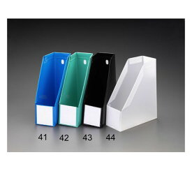 エスコ 102×265×309mmファイルスタンド(たて型/ブルー) 1冊 EA954TD-41