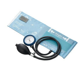 【あす楽】バイタルナビ血圧計（ラテックスフリー）　LF小児用　スカイブルー