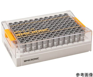 Micronic�@Europe�@B.V. 2D�o�[�R�[�h�t�N���C�I�`���[�u�@Hybrid�@External�@thread�@0.75mL�@���b�N���@W1D�^�C�v�i����1D�o�[�R�[�h�t���j 1�Z�b�g(96�{×10���b�N��) MP52757-Y20