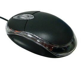 Lazos マウス（有線USB2.0光学式） 1個 L-MS-BK
