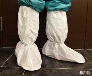 Valumax International 未滅菌 Mega Grip リキッドガード・ブーツカバー L/XL 1箱(10足×10袋入) 2995