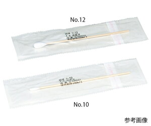 ハクゾウメディカル 滅菌綿棒(一般タイプ) No.12 1本×125袋/箱 1箱(1本×125袋入) 1240161