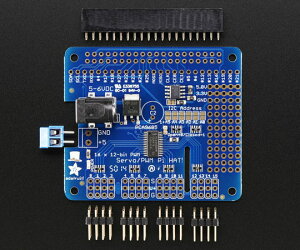 Adafruit Adafruit 16�`�����l�� PWM/�T�[�{ HAT 1�� 2327