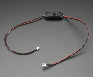 Adafruit JST 2-pin Extension Cable with On/Off Switch - JST PH2 1個 3064