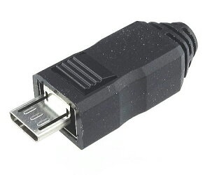 Linkman マイクロUSBプラグ フレーム付 1セット MISB-PABK-5B