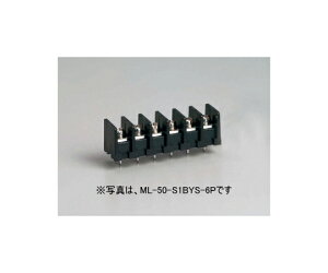 サトーパーツ 貫通型端子台 プリント基板用 250V-15A セムスネジ 2極 1個 ML-50-S1BYS-2P