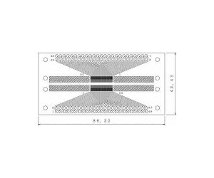 �T���n���g �R�l�N�^�[�ϊ���� SMT�R�l�N�^�[ 50�s��×2��0.3mm 1�� CKS-310