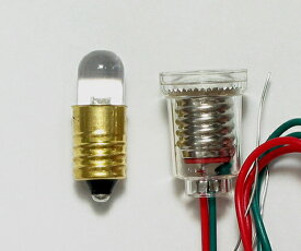 EK JAPAN 超高輝度電球形LED（電球色・8mm・1.5V用） 1個 LK-8WM-1.5V