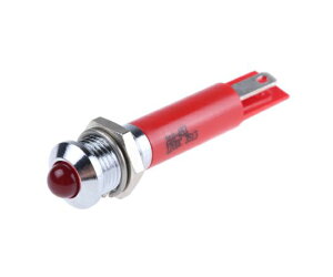 RS Pro LED�\���� �_�� �� 8mm 12 V dc 1�� 208-453