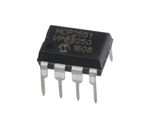 Microchip 1Mbps  CANgV[o ISO 11898 8-Pin PDIP 1(5) MCP2551-I/P