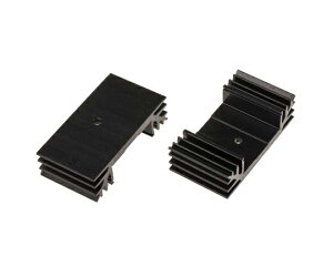 アーウィットサーマロイ ヒートシンク 436402 トランジスタ用 ネジ止め式 60x32x16mm 1袋(10個入) 1.25GY-50