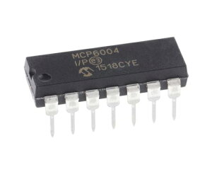 Microchip IyAv 3`5V 14-Pin PDIP 1(10) MCP6004-I/P