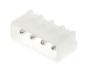 TE Connectivity ��w�b�_ 5.08mm�s�b�` 4�� �X�g���[�g Commercial MATE-N-LOK�V���[�Y 1��(5��) 350211-1