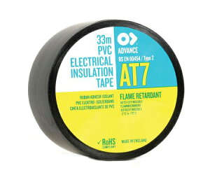 Advance Tapes PVC�≏�e�[�v �� �� 19mm ���� 33m AT7 1��(33���[�g����) 193899