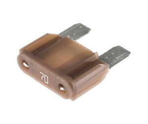 Littelfuse 自動車用ブレードヒューズ 定格電流 70A タン 32V dc 1袋(10個入) 0299070.TXN