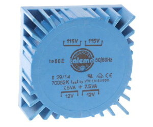 Nuvotem Talema �g���C�_���g�����X 1�� 115V ac 230V ac 2�� 2x12V ac �d�� 15VA ��� 1�� 70052K
