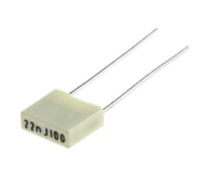 KEMET |GXeRfTiPETj 63 V acA100 V dc 22nF ±5 1(10) R82EC2220DQ50J