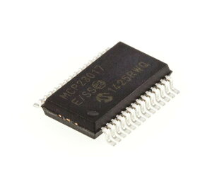 Microchip I/OGLXp_ I2C 1.7MHz 28-Pin SSOP 1Zbg(47) MCP23017-E/SS