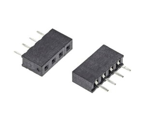 HARWIN ��\�P�b�g 2mm 4 �� 1 �� �X�g���[�g 1��(10��) M22-7130442